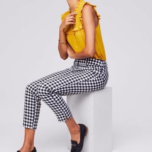 Black and White Gingham Pants